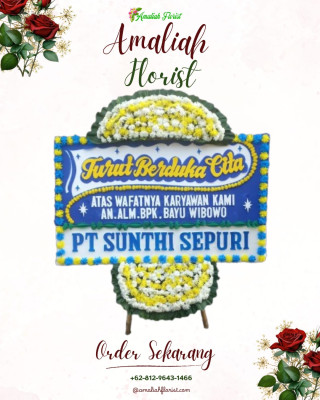 Papan Bunga Duka di Salekoe