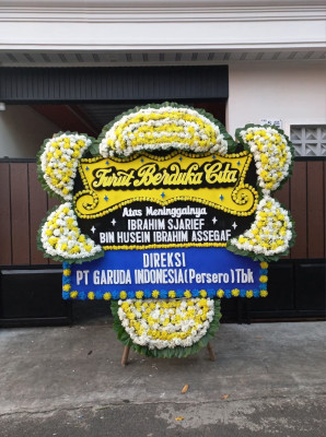 Papan Bunga Duka di Salekoe